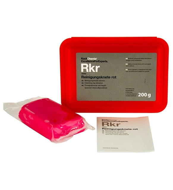 (RKR) REINIGUNGSKNETE ROT  Yüzey Temizleme Kili  200 Gr Agresif