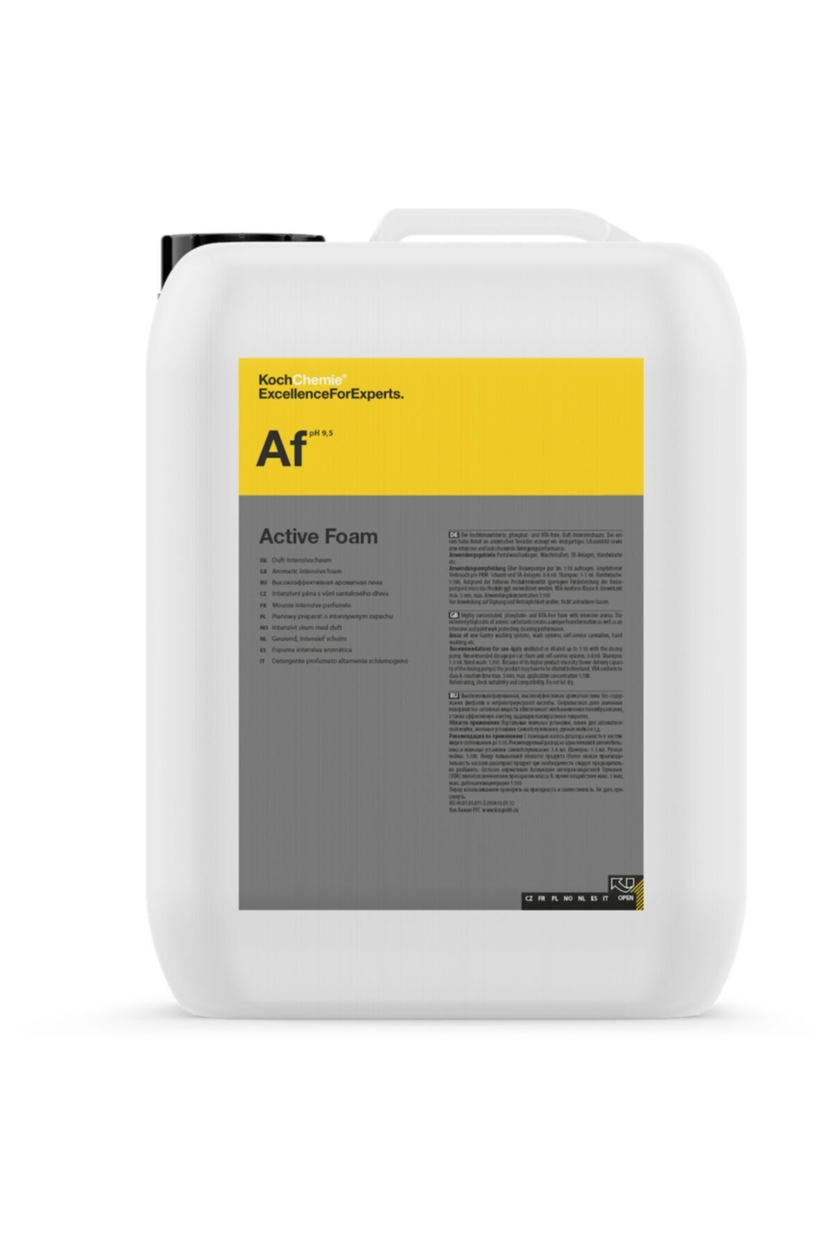 (AF 10) Active Foam 10 KG. Aromatic intensive foam (Kokulu yoğun köpüklü şampuan)