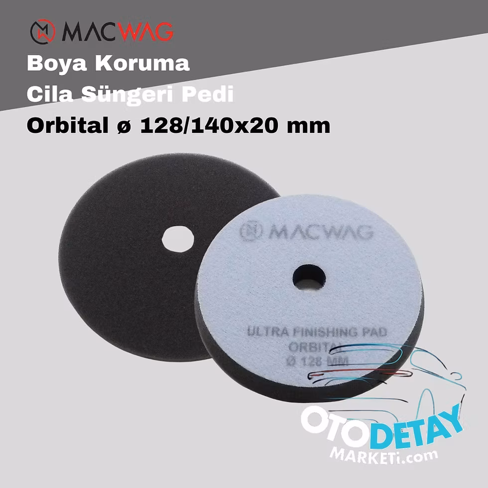 MACWAG SLIM  DA Black Pad 128/140 x 20mm