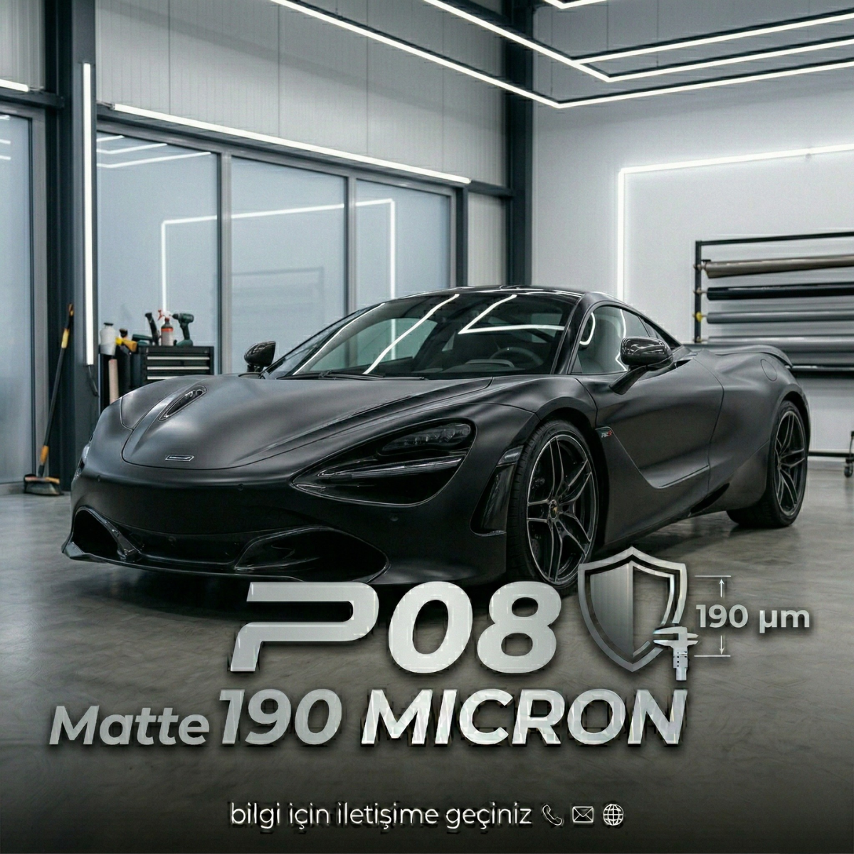 P08 Matte 190 micron